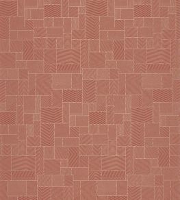 Kensai Wallpaper by Casadeco Rouge Carmin