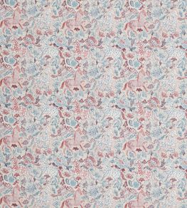 Kinsky Fabric by Jim Thompson No.9 Red & Blue