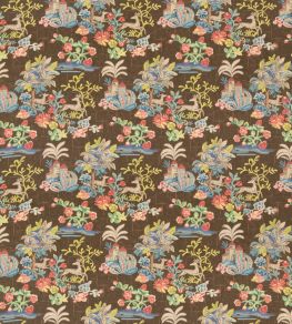 Knights Tale Fabric by GP & J Baker Cocoa