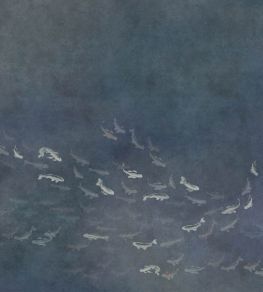 Koi Mural by Coordonne Dark