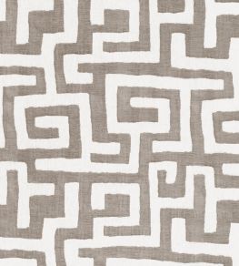 Kuba Cay Fabric by Zinc Pebble