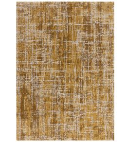 Kuza Abstract Rug by Asiatic Gold