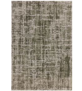 Kuza Abstract Rug by Asiatic Green