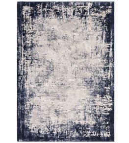 Kuza Border Rug by Asiatic Navy