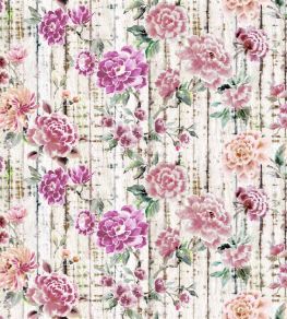 Kyoto Flower Fabric by Designers Guild Coral