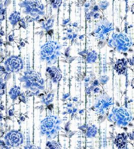 Kyoto Flower Fabric by Designers Guild Indigo
