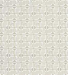 Labyrinth Velvet Fabric by Thibaut Flax
