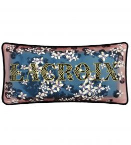 Lacroix Cherry! Cushion 60 x 30cm by Christian Lacroix Bleu Denim