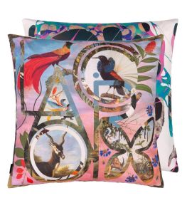Lacroix Paradise Cushion 55 x 55cm by Christian Lacroix Flamingo