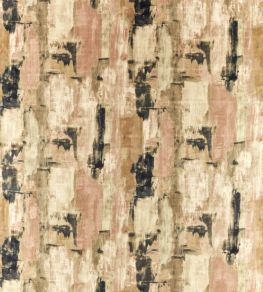 Lagna Fabric by Clarke & Clarke Blush/Natural