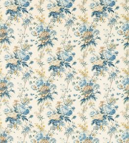 Lakeland Paradis Fabric by Sanderson Poppinjay/Lion
