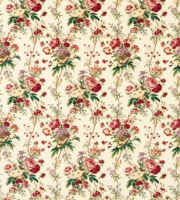 Lakeland Paradis Velvet Fabric by Sanderson Carmine/Geolu
