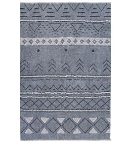 Lakota Night Rug by Lorena Canals Smoke Blue