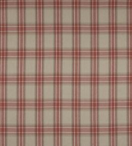 Lamorna Check Fabric by Colefax and Fowler Red