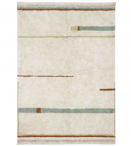 Lanes Rug by Lorena Canals Vintage Blue