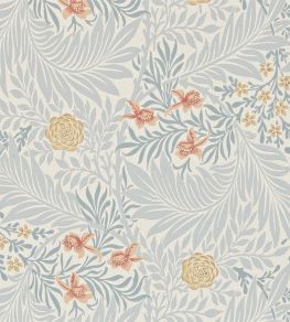 Larkspur Wallpaper by Morris & Co Slate/Russet
