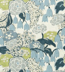 Laura Fabric by Anna French Citrus and Blue