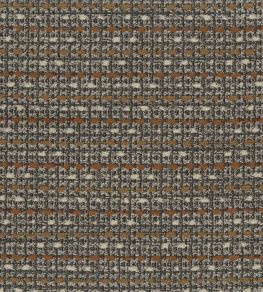 Lavenham Fabric by Osborne & Little Coal / Terracotta