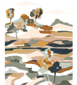 Le Bassin Mural by Casamance Celadon