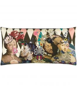 Le Curieux Cushion 60 x 30cm by Christian Lacroix Argile