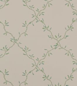 Leaf Trellis Wallpaper by Colefax and Fowler Forest