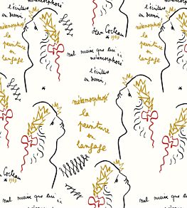 Ecriture Wallpaper by Lelievre Noir
