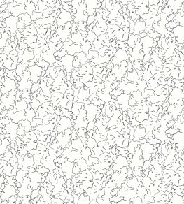 Ressemblance Wallpaper by Lelievre Ivoire Noir