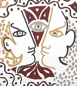 Union Wallpaper by Lelievre Terracotta