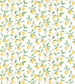 Lemon Tree Fabric by Morris & Co Lemon / Bayleaf