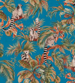 Lemuri Wallpaper by Jannelli&Volpi Blue