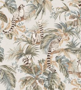 Lemuri Wallpaper by Jannelli&Volpi Brown
