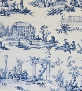 Les Travaux De La Manufacture Fabric by Casal Bleu