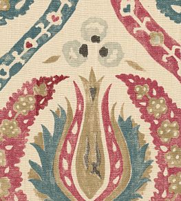 Benaki Fabric by Lewis & Wood Mulberry Blue