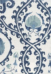 Oxus Fabric by Lewis & Wood Cobalt Blue