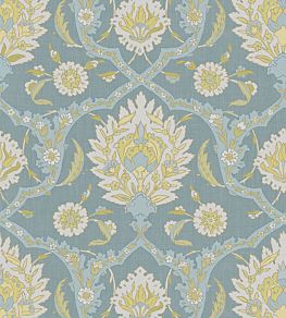 Damascus Fabric by Lewis & Wood Verdigris