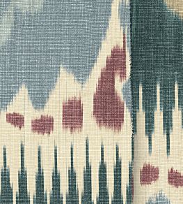 Kimono Fabric by Lewis & Wood Cayenne Blue