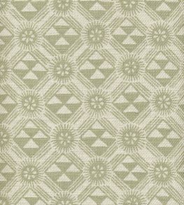 Monochrome Fabric by Lewis & Wood Greengage