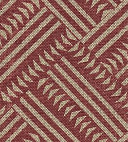 Checkerbox Fabric by Lewis & Wood Pomergranate