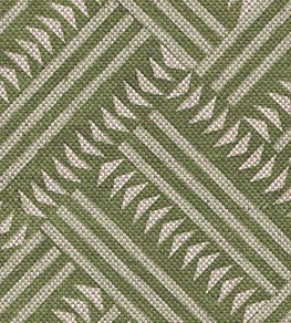 Checkerbox Fabric by Lewis & Wood Cactus
