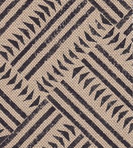Checkerbox Fabric by Lewis & Wood Charcoal