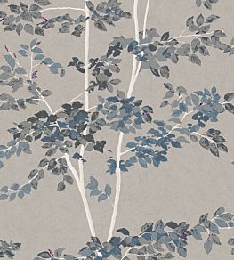 Beech Wallpaper by Lewis & Wood Steel