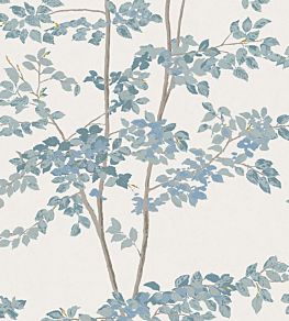 Beech Wallpaper by Lewis & Wood Bluegrass