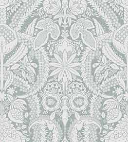 Hanbury Wallpaper by Lewis & Wood Verdigris