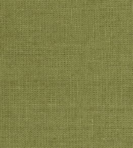 Light Weight Plain Linen Fabric by Volga Linen Botanical Green