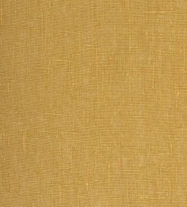 Light Weight Plain Linen Fabric by Volga Linen Old Gold