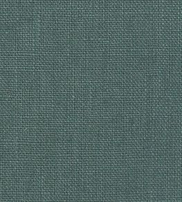 Light Weight Plain Linen Fabric by Volga Linen Teal