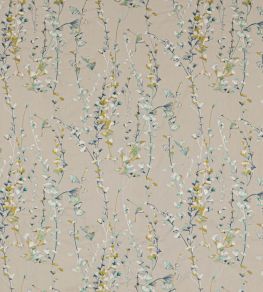 Lila Fabric by Jane Churchill Aqua/Lime