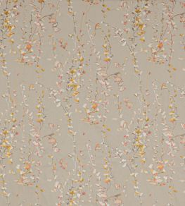 Lila Fabric by Jane Churchill Coral/Gold
