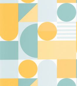 Limit Wallpaper by Caselio Bleu Jaune