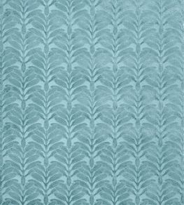 Linden Velvet Fabric by Anna French Teal